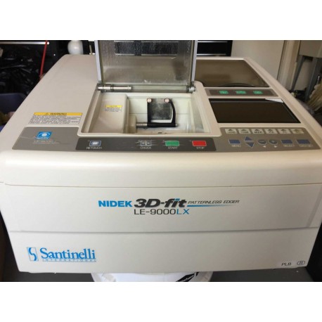 Nidek 3D Fit patternless Edger Santinelli LE-9000 LX